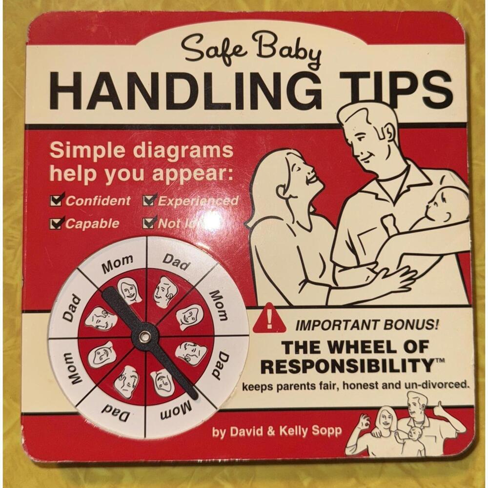 Vintage Novelty Safe Baby Handling Tips Board book By Sopp, David VERY GOOD